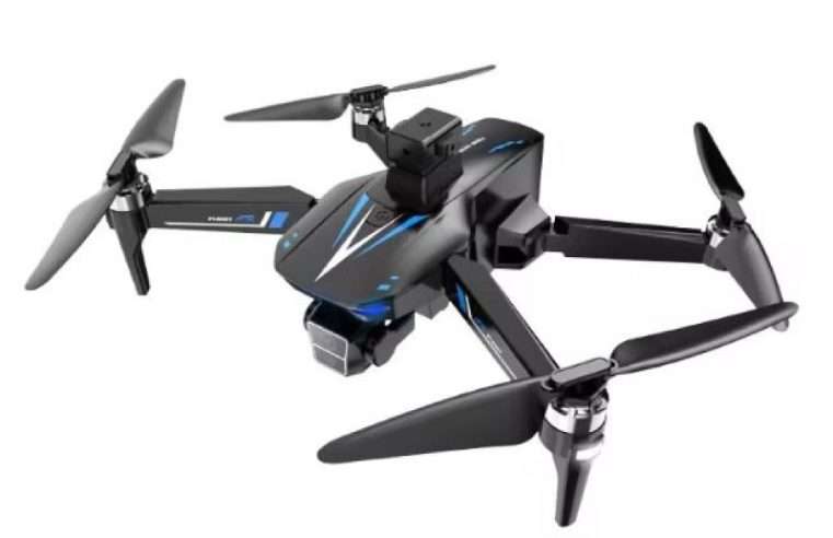 Дрон Toysky S189S GPS с 3-осен стабилизатор, двойна камера и система за избягване на препятствия (телеобектив/50x увеличение)