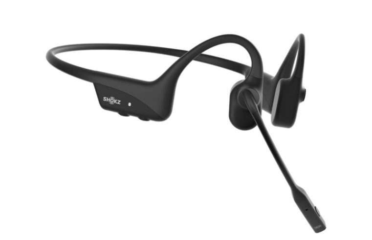 Безжични слушалки Shokz C120-AN-BK-EU, Bluetooth, черни, с микрофон, с тъч контрол