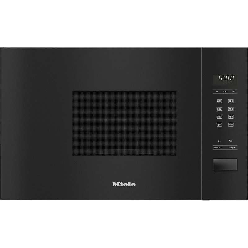 Микровълнова фурна за вграждане Miele M 2230 SC, 800W, 17 л, Черен