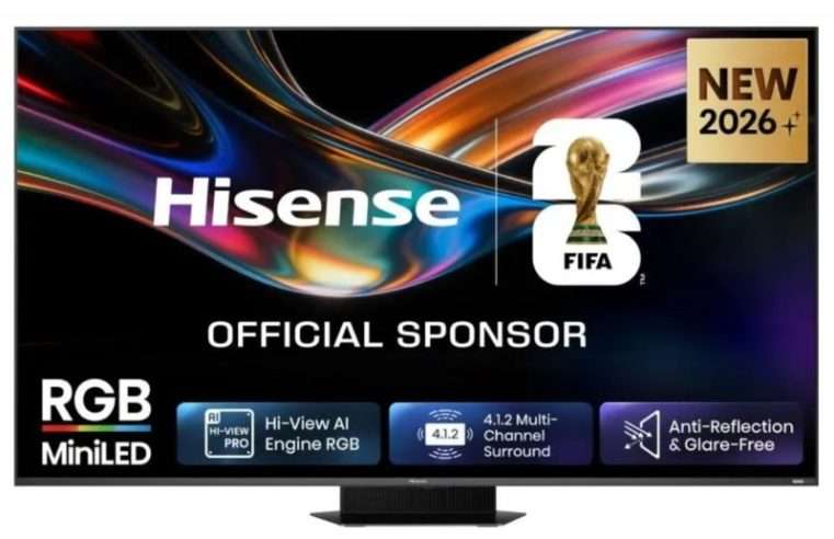 Телевизор MiniLED Hisense 165 см 65″ 65UR9DS, Ultra HD 4K, Smart TV, WiFi, CI+