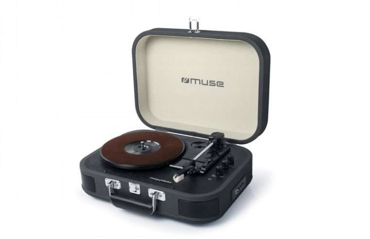 Грамофон Muse MT-201DG Bluetooth USB черен 12.9x29x36см