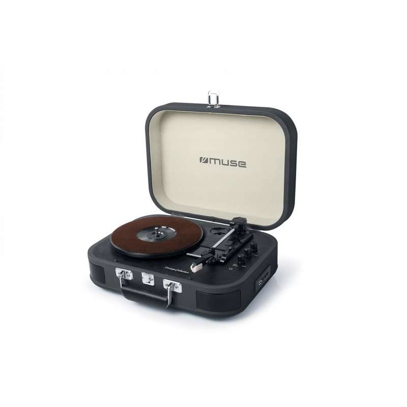 Грамофон Muse MT-201DG Bluetooth USB черен 12.9x29x36см