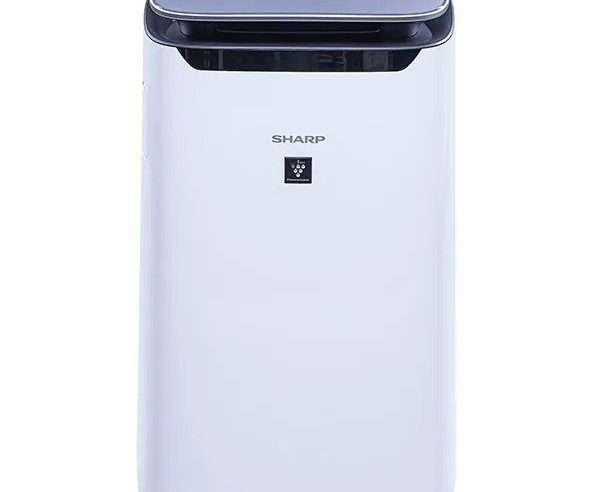 Въздухопречиствател SHARP Plasmacluster FPJ60EUW, 3 степени на скорост, HEPA филтър, Черно и бяло
