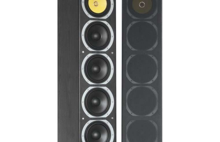 Комплект от 2 тонколони, тип кула, 4x 6.5″, 600W, черни, Fenton SHFT57B