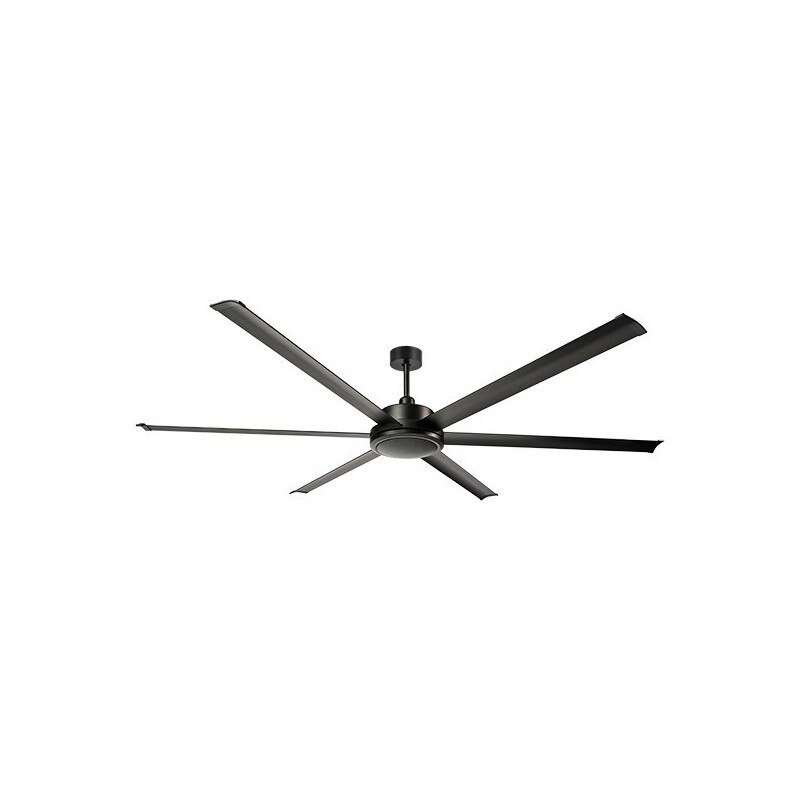 Вентилатор за таван Eurolamp PH183, 55W, 6 скорости, DC, черен