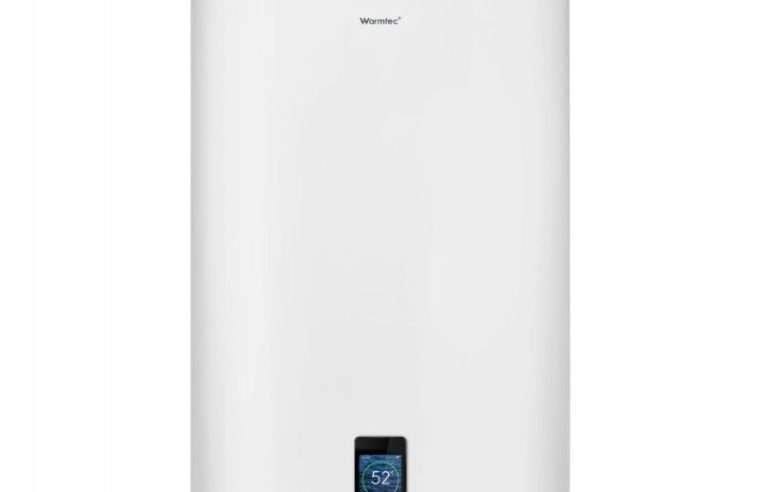 Електрически бойлер Warmtec BPC80-B, 80л, Wi-Fi, бял, 55.5x92x35см
