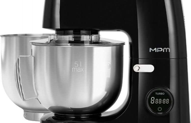 Планетарен робот MPM MRK-29 1100W, 5л, инокс, 8 скорости, Турбо