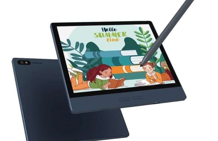 Електронен четец E-Ink B7, Android, 7 инча 300 PPI, 8GB + 128GB (136GB), Wi‑Fi 2.4/5 GHz, 4G разговори, Bluetooth, камера 5 MP, батерия 3000 mAh, стилус и калъф, тъмносин