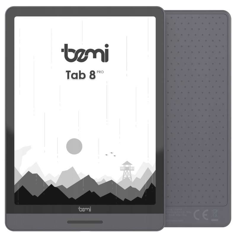 Четец за електронни книги Bemi Cognita Tab 8 Pro, 32GB, 7.8″, сив, E-Ink Carta екран, Wi-Fi 5, Bluetooth