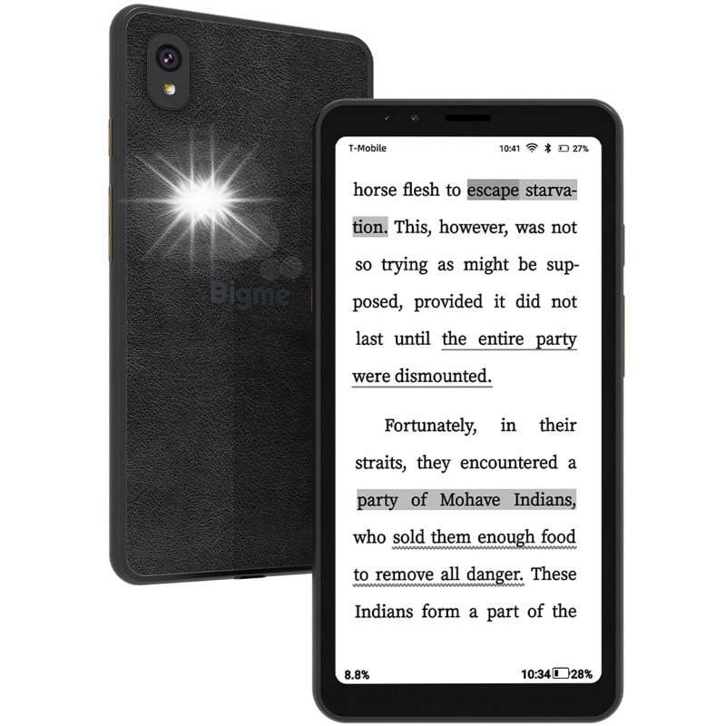 Електронна книга Bigme HiBreak PRO 2 в 1, 6,13″, 8GB RAM, 256GB, черно-бял