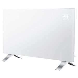Електрически конвектор NEO TOOLS 90-095 (ZTO7D0CB2R47O), 2000W, IP24, Wi‑Fi Tuya, LED тъчскрийн, термостат 5–45°C, бял,