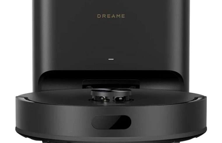 Робот прахосмукачка Dreame F20 Plus, с функция за мопиране, черен, акумулаторен, капацитет 0.22 l