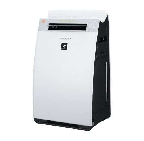 Пречиствател за въздух с овлажнител Sharp KIG75EUW, 56 м2, Plasmacluster Ion-Technology, 3 нива на филтрация, PM2.5 сензор, Бял