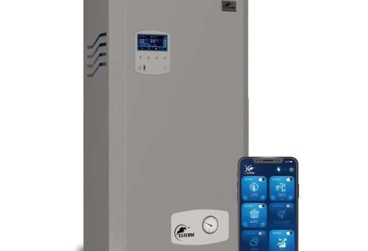 Електрически котел Elterm, серия LCD Advanced, 15-24kW, управление от смартфон, 5-70C