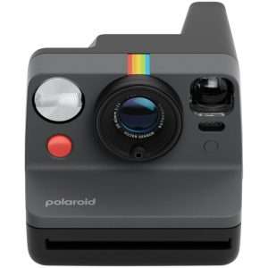 Фотоапарат за моментни снимки Polaroid Now Gen 3, черен, комплект с 8 цветни филма, автофокус, 15,02x11,22x9,6см