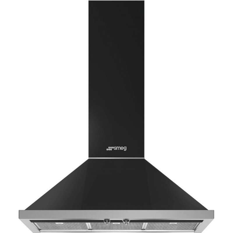 Абсорбатор SMEG Portofino KPF9AN, 275W, А+, 781 м3/ч, 3 скорости, 3 филтъра, Антивъзвръщателен клапан, Инокс, LED, Антрацит