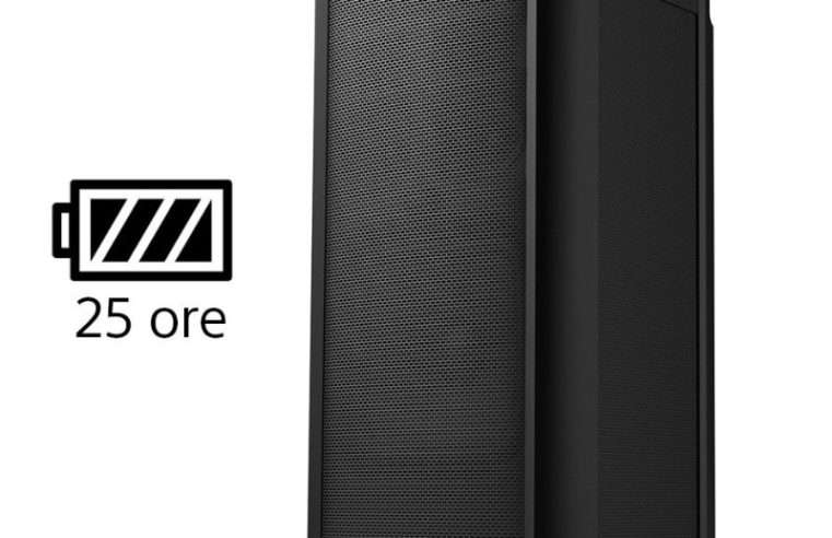 Аудио система Sony ULT TOWER 9DC, Bluetooth, USB, ULT Power Sound, Party Connect, Живот на батерията 25 часа, Черен