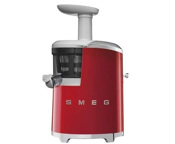 Сокоизстисквачка за плодове и зеленчуци Smeg SJF01RDEU, 150 W, Контейнер за сок 1 л, Червена