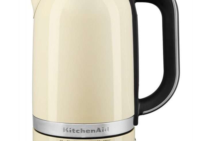 Кана за вода KitchenAid 1,7л, кремав, 2000-2400W, 50-100°C, инокс