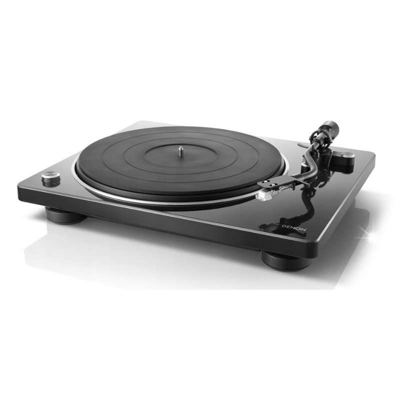 Грамофон Denon DP-400, автоматичен, 33 1/3 об/мин, 45 об/мин, 78 об/мин, 41×34.2×13.2см, черен