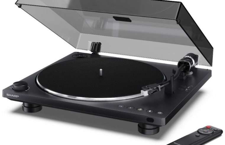 Грамофон Sharp RP-TT100, 33 1/3 и 45 rpm, черен