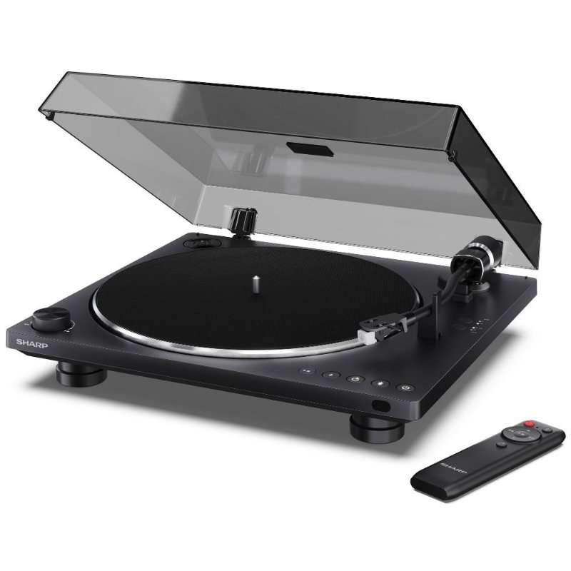 Грамофон Sharp RP-TT100, 33 1/3 и 45 rpm, черен