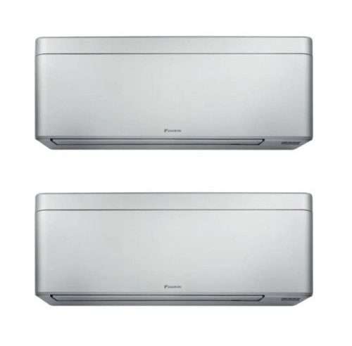 Двоен сплит климатик Daikin Stylish с две вътрешни тела, 7000 BTU Сребристи, 2xFTXA20CS + 2MXM40A, 5 ГОДИНИ ГАРАНЦИЯ