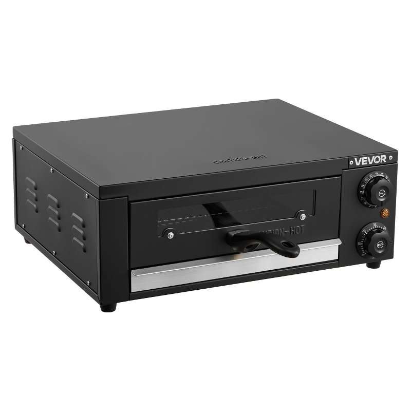 Електрическа фурна за пица VEVOR, 304.8мм, 1450W, контрол на температурата, 475x536x187мм