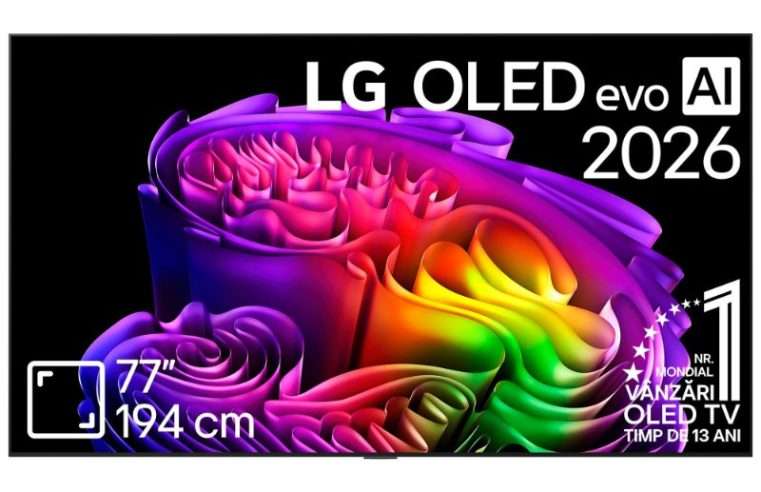 Телевизор LG OLED Evo 77G62LW, 77″(194 см), Smart, 4k Ultra HD, 165 Hz, Клас E (Модел 2026)