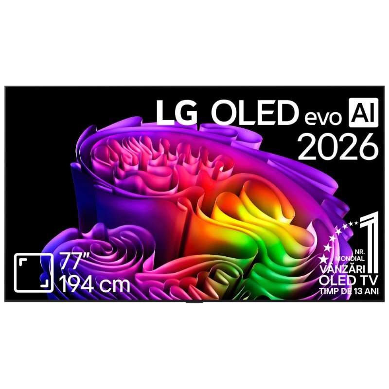 Телевизор LG OLED Evo 77G62LW, 77″(194 см), Smart, 4k Ultra HD, 165 Hz, Клас E (Модел 2026)