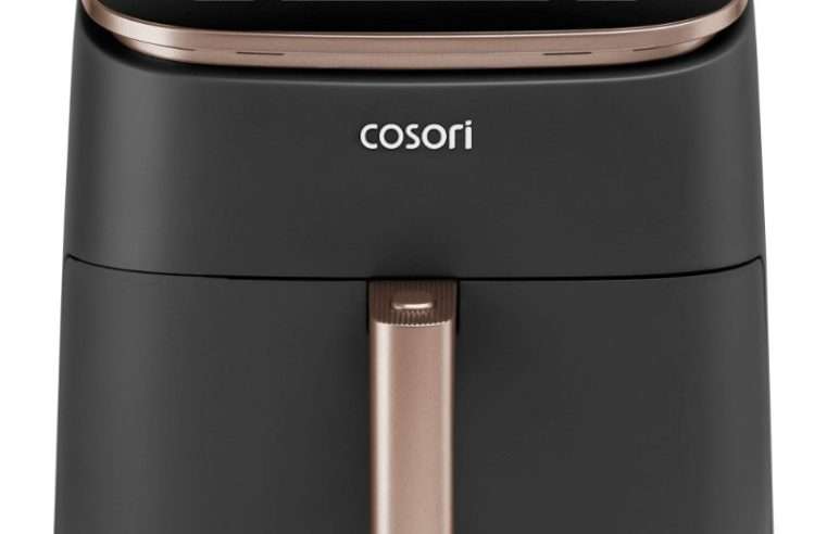 Фритюрник с горещ въздух Cosori TurboBlaze Chef Edition, 1700 W, 6 л, 9 програми, DC мотор, Керамичен, Черен