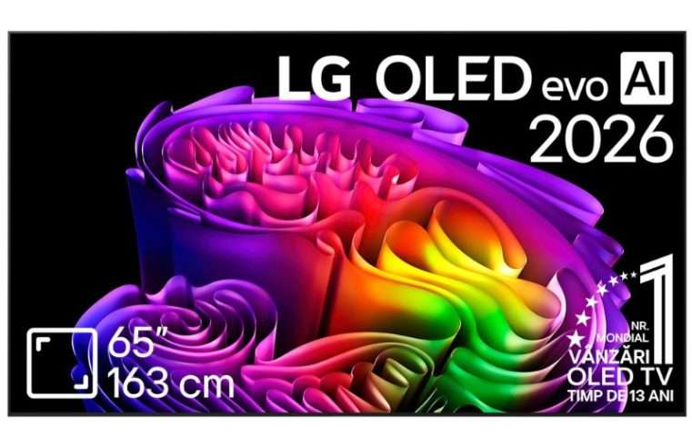 Телевизор LG OLED Evo 65G62LW, 65″ (163 см), Smart, 4k Ultra HD, Клас E (Модел 2026)