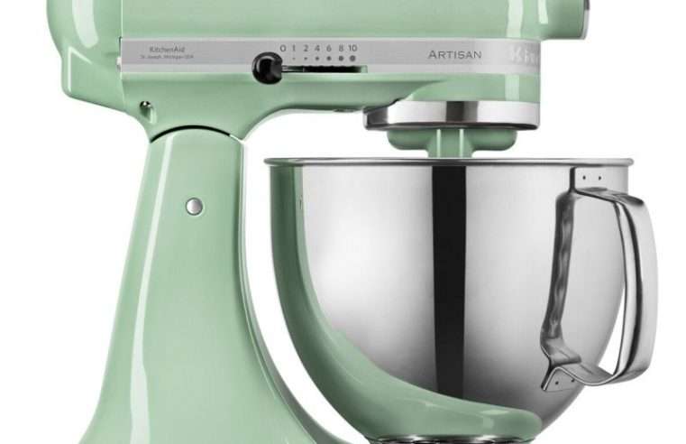 Планетарен миксер KitchenAid Artisan Elegance 5KSM125EPT, 300W, 4.8 л, Direct drive, 10 скорости, Зелен