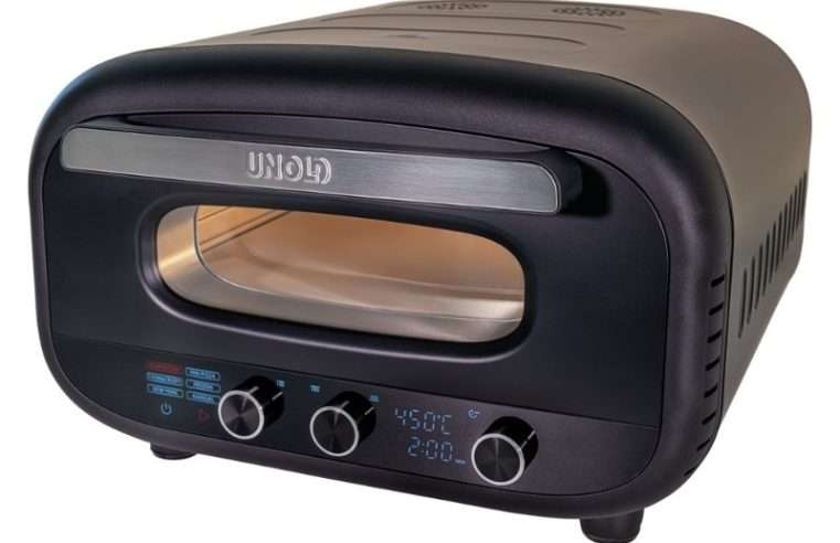 Електрическа фурна за пица Unold 68805, 1 пица, 1700 W, черна, 433x472x286 мм