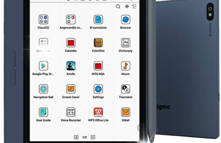 Електронна книга Bigme B7, 7″, 4G, 128GB, сензорен екран, осветление, пълен комплект