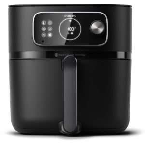 Фритюрник с горещ въздух Philips HD9875/90, Series 7000 Combi XXL connected, XXL капацитет от 8.3 л, Rapid CombiAir, Авт