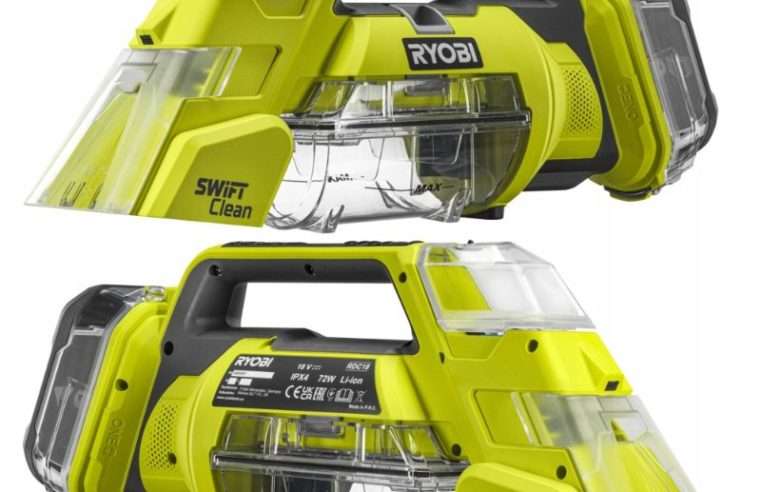 Прахосмукачка за мокро и сухо почистване Ryobi RDC18-0 18V 2.5kg 200ml