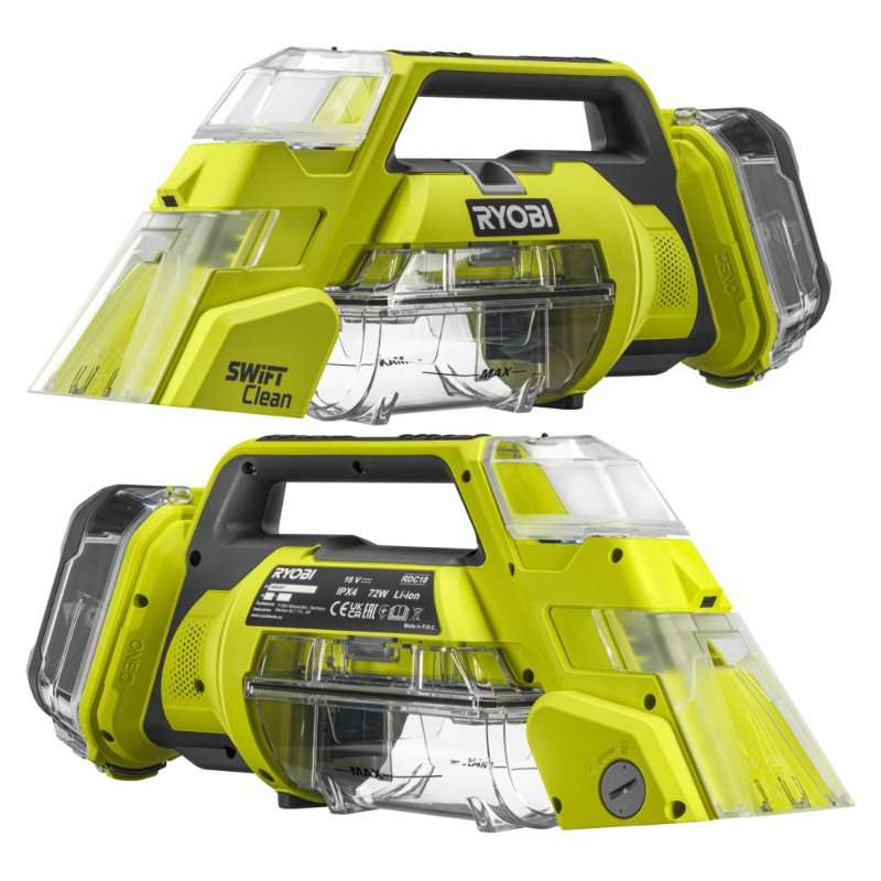 Прахосмукачка за мокро и сухо почистване Ryobi RDC18-0 18V 2.5kg 200ml