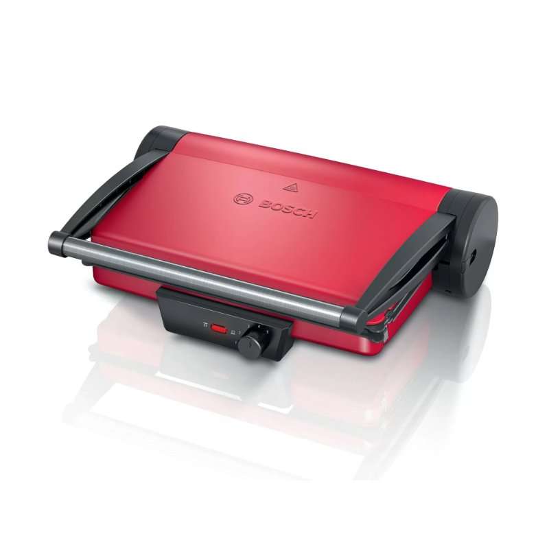 Електрически грил Bosch TCG4104, 2000W, 3 позиции за готвене, подвижни плочи, 328×238мм