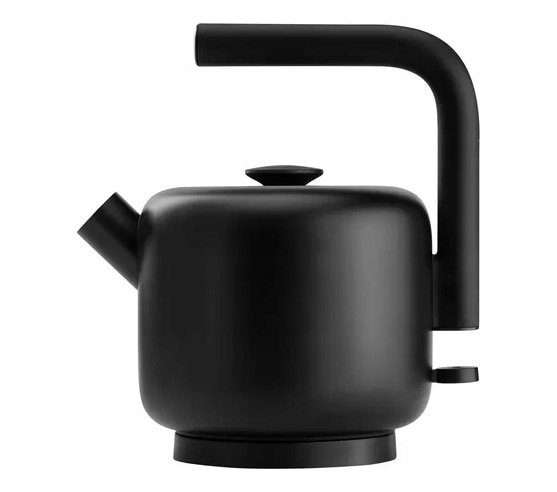 Електрическа кана Fellow Clyde 1,5 L, матово черна, 220/240 V, размери 24,7×26,5×18,1 cm