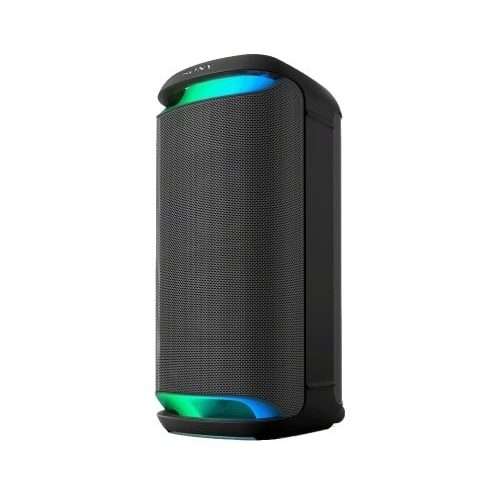 Преносима аудио система Sony SRS-XV800, Wireless Party Speaker, Mega Bass, 360 звук, Bluetooth 5.2, Всепосочен звук, Многоцветни светлини, Караоке, IPX4, Автономност 25 часа, Черен