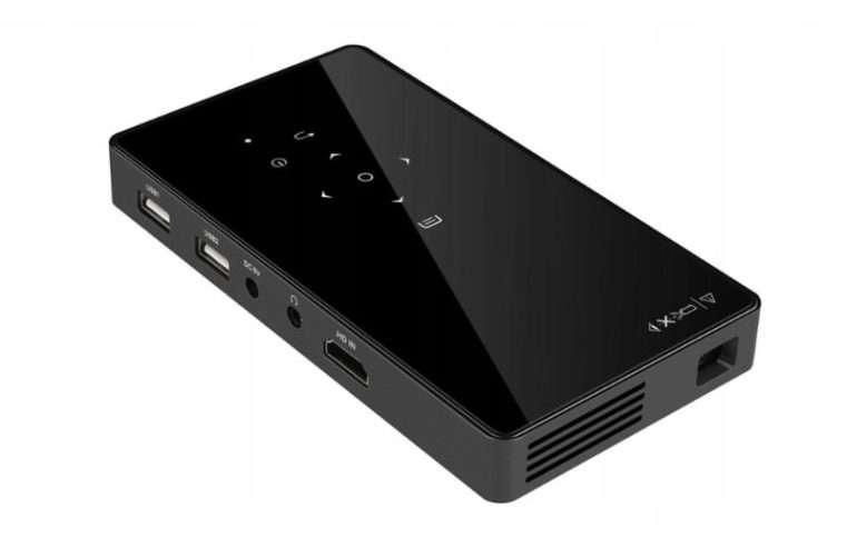 Мини проектор GOMEDIA P8I Android 7.1.2 WiFi Bluetooth бял 14.5×7.9×1.8cm