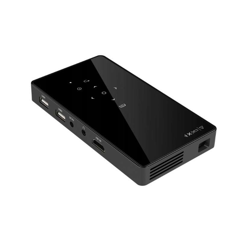 Мини проектор GOMEDIA P8I Android 7.1.2 WiFi Bluetooth бял 14.5×7.9×1.8cm