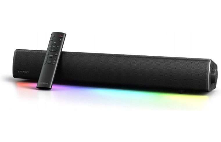 Саундбар RI7VA0PY, гейминг RGB, 60W, Bluetooth, оптичен вход, черен
