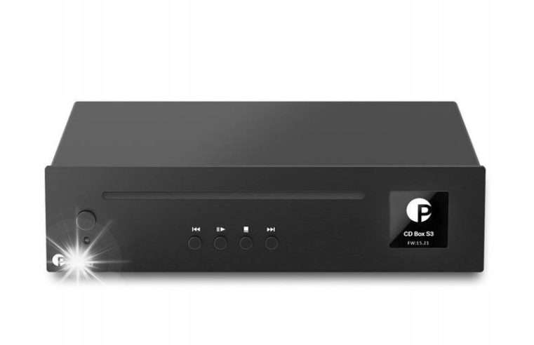CD плейър Pro-Ject CD Box S3, DAC 32bit/384kHz, 1,54″ екран, черен