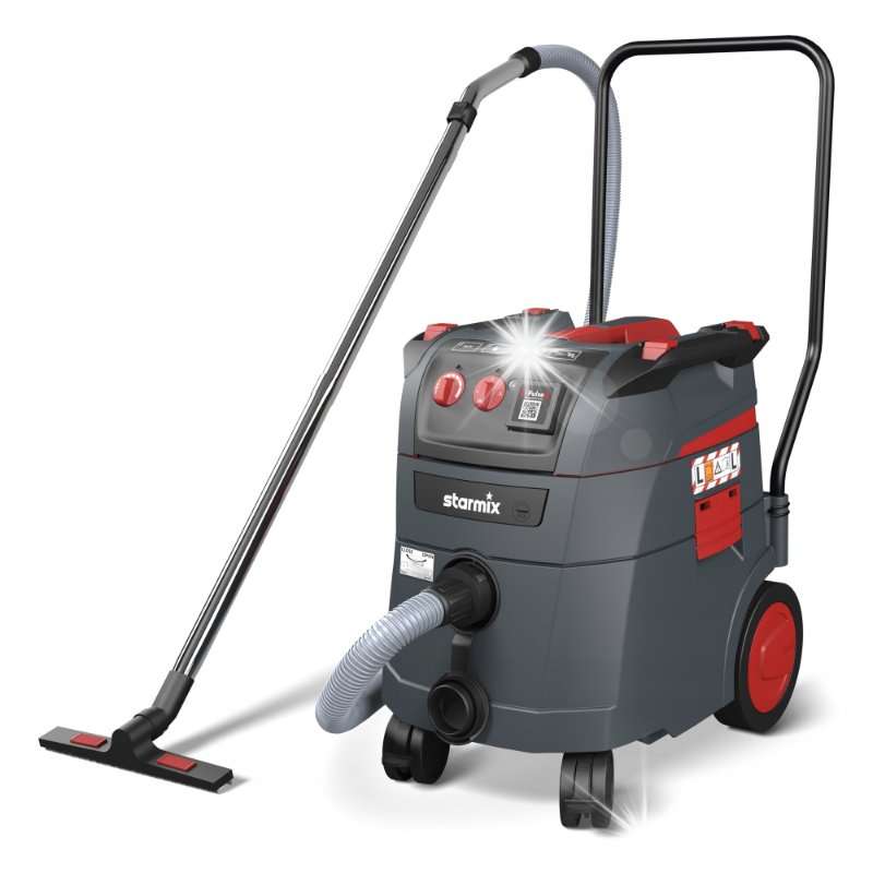 Индустриална прахосмукачка Starmix iPulse L-1635, 1600 W, 35 л, 53x40x55 см, Включени аксесоари