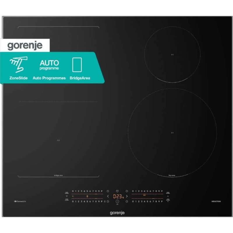 Индукционен плот Gorenje GI6432BXWF черен 60см с 4 зони и таймер