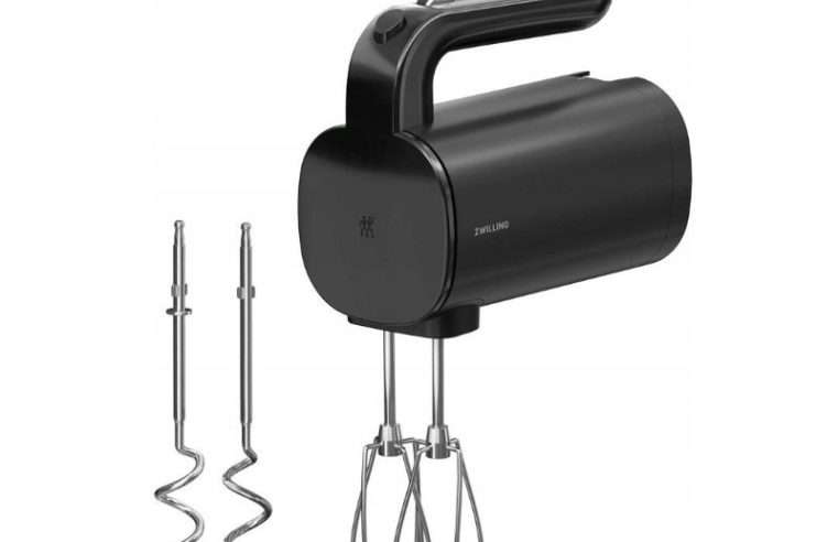 Ръчен миксер Zwilling XTEND, тяло без батерия, съвместимо с акумулаторна батерия XTEND 12 V, BLDC мотор 120 W, 3 степени на скорост 300–1100 RPM, матово черен, 1 бр