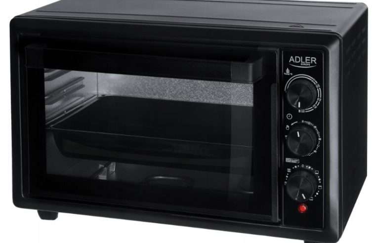 Електрическа фурна Adler AD 6023, 26L, с конвекция, матово черна, 50x33x33см