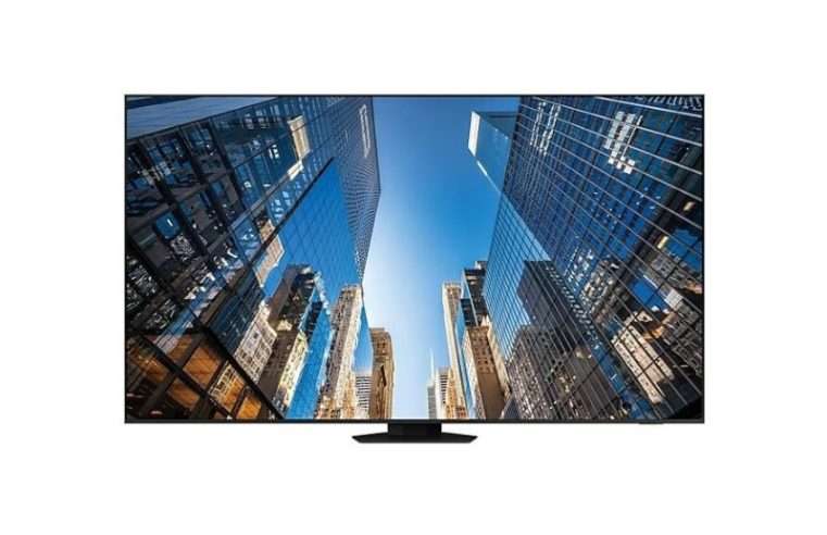 Телевизор Samsung LH98QECELGCXEN, плосък екран 2.49 M (98″) LCD Wi-Fi 450 cd/m² 4K Ultra HD Черен Tizen 6.5 16/7 (LH98QECELGCXEN)